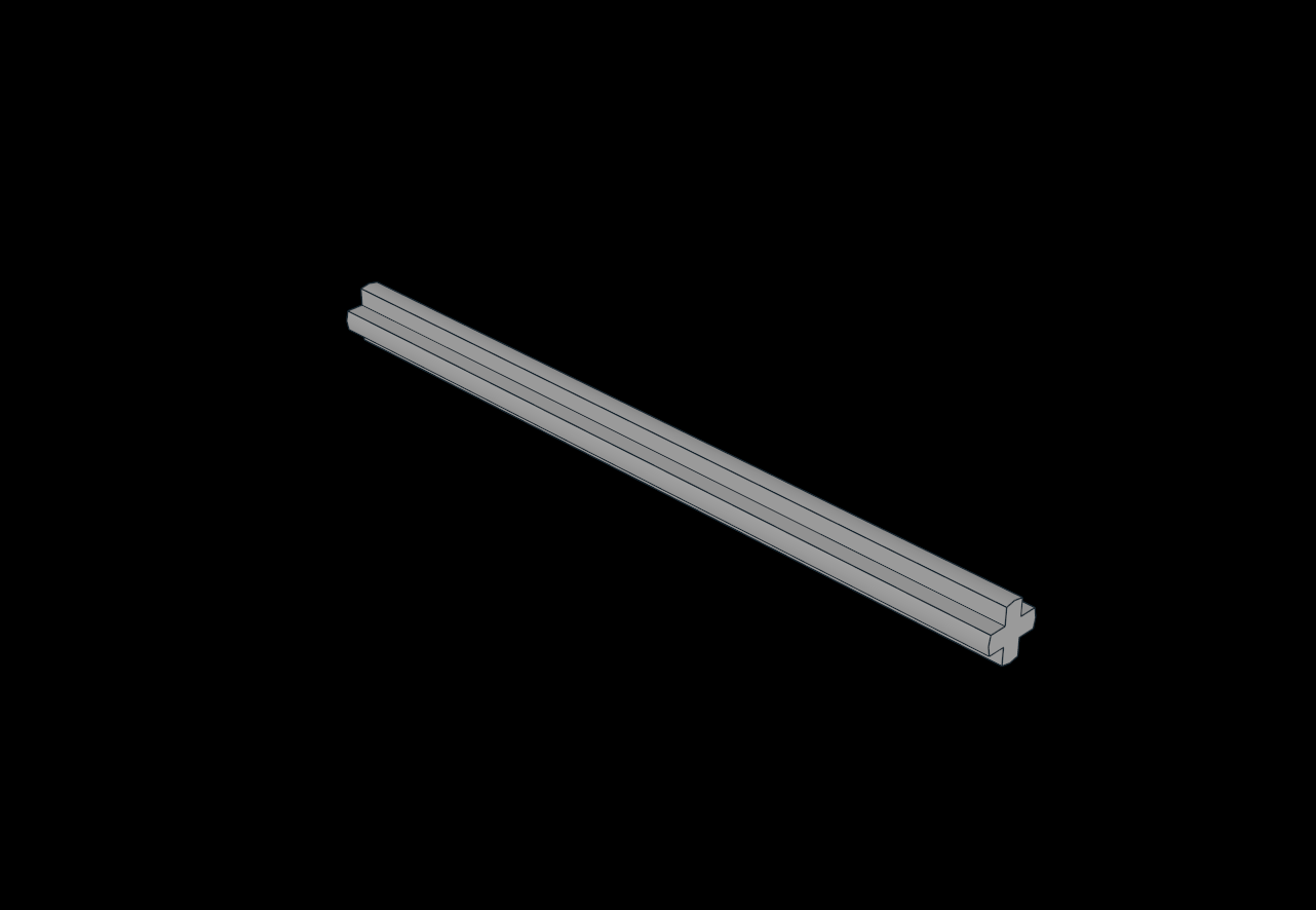 Lego Compatible (3707.dat) Technic Axle 8L
