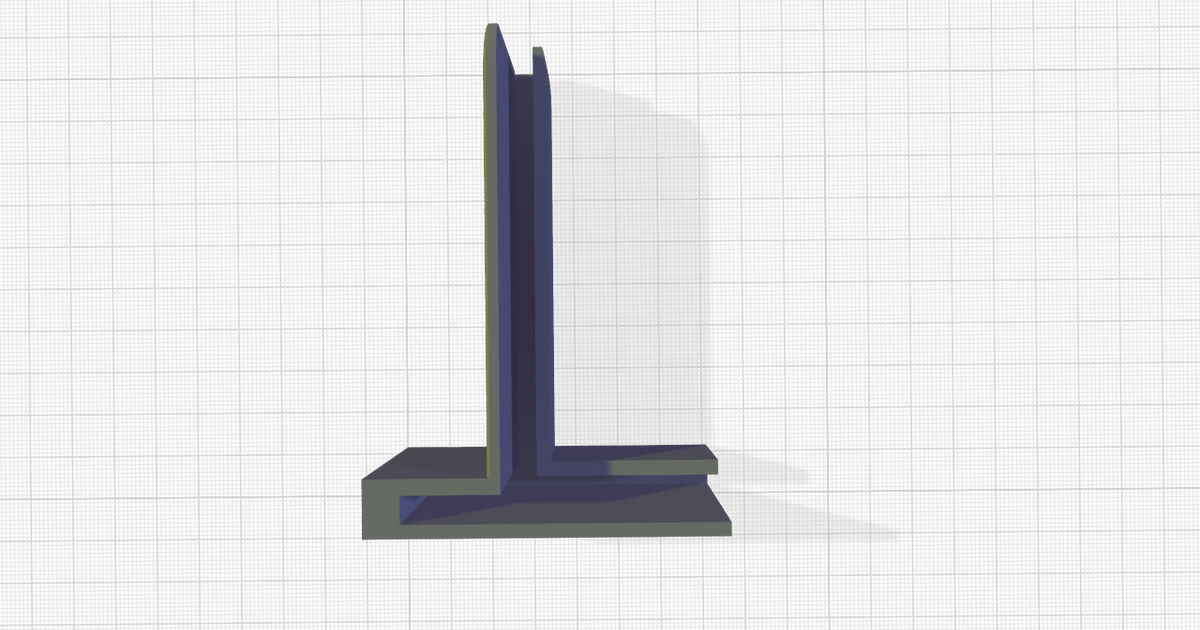 Cardboard stand piece 3.25 mm by Mario J. Moreno Download free STL