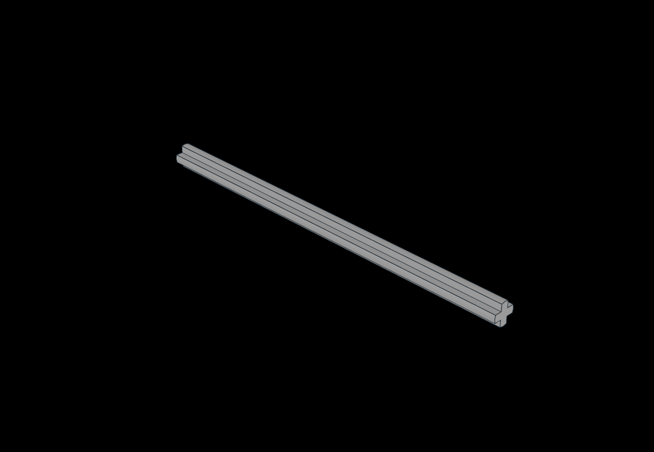 Lego Compatible (3737.dat) Technic Axle 10L