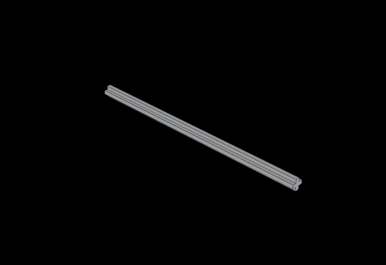 Lego Compatible (3708.dat) Technic Axle 12L