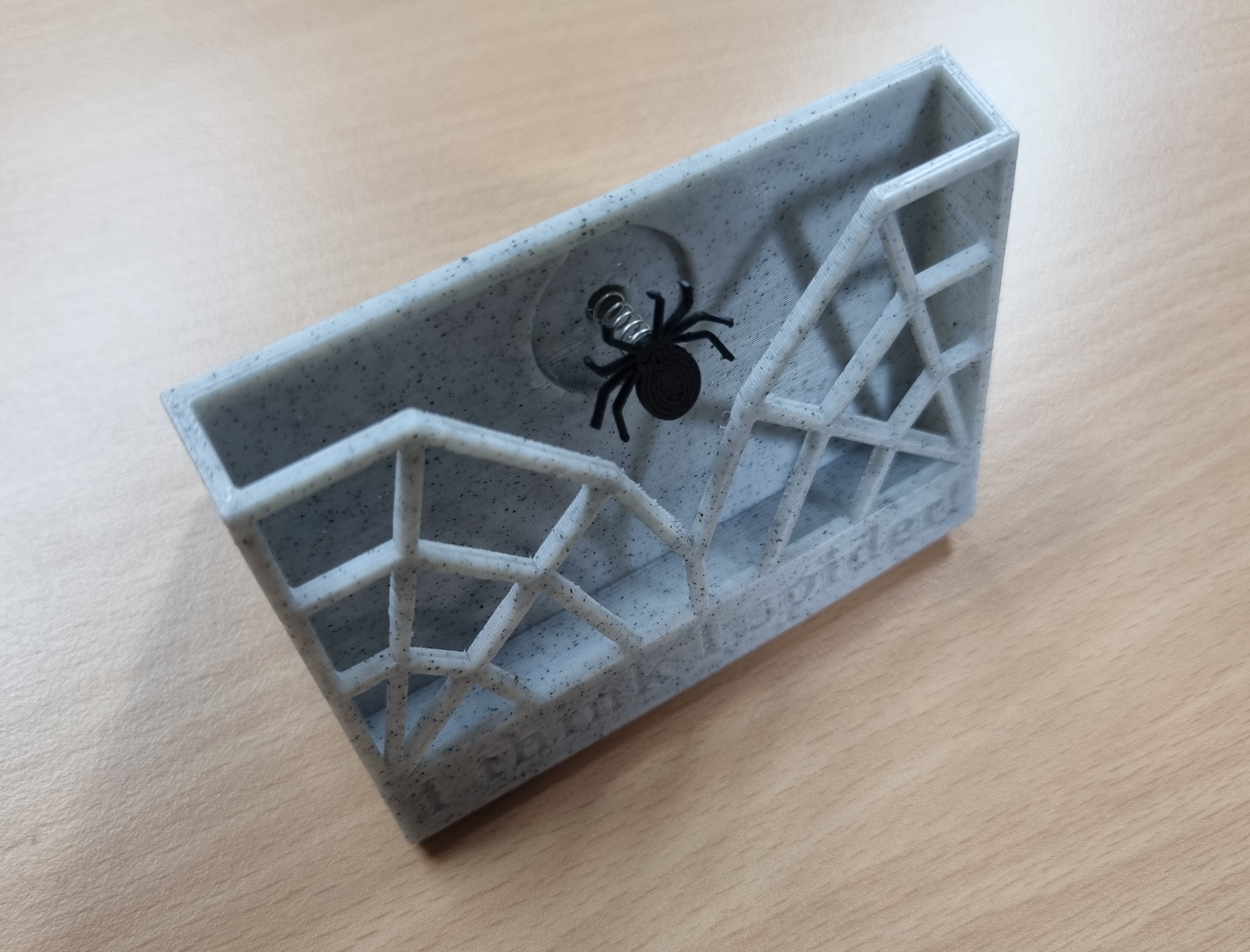 Scary Spider Business Card Holder
