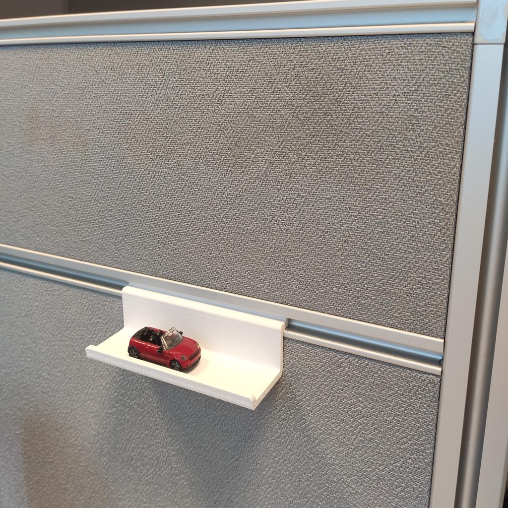 Business card shelf (for office partition) 