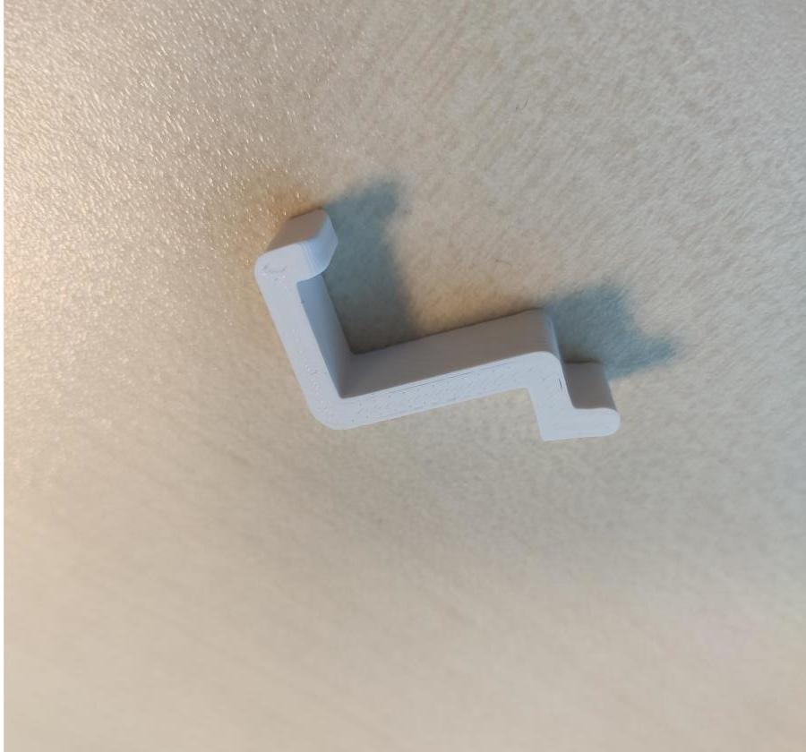 Hook for headset (office partition) by Alex I Download free STL model