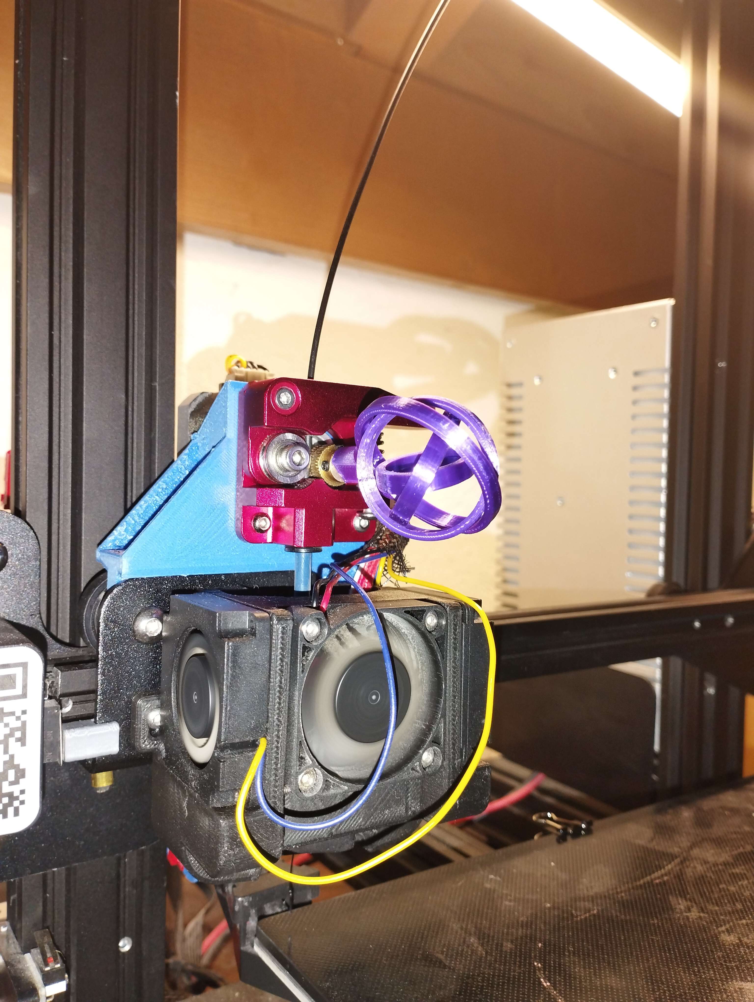 Ender 3 Spinning Gyroscope Extruder Visualizer 3D model thumbnail
