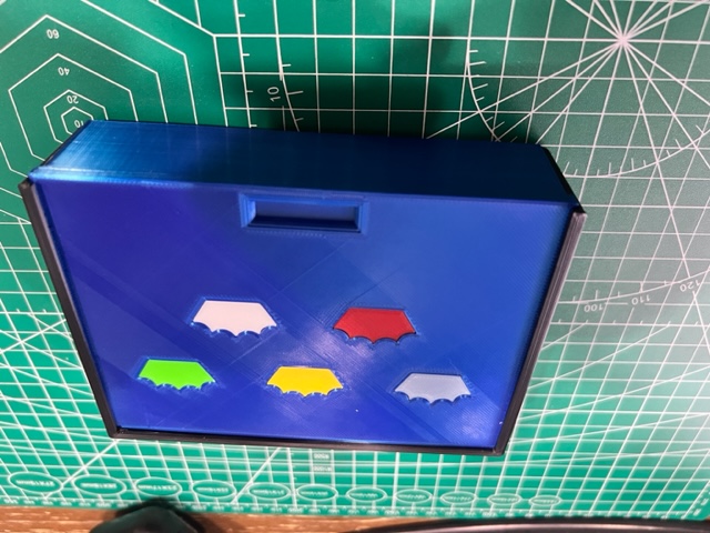 Sliding Lid Box for 5-Crowns Card Game