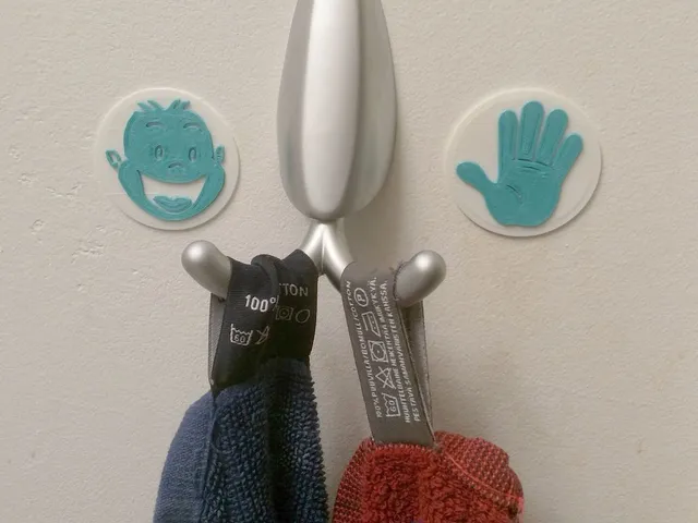 Towel signs for bathroom