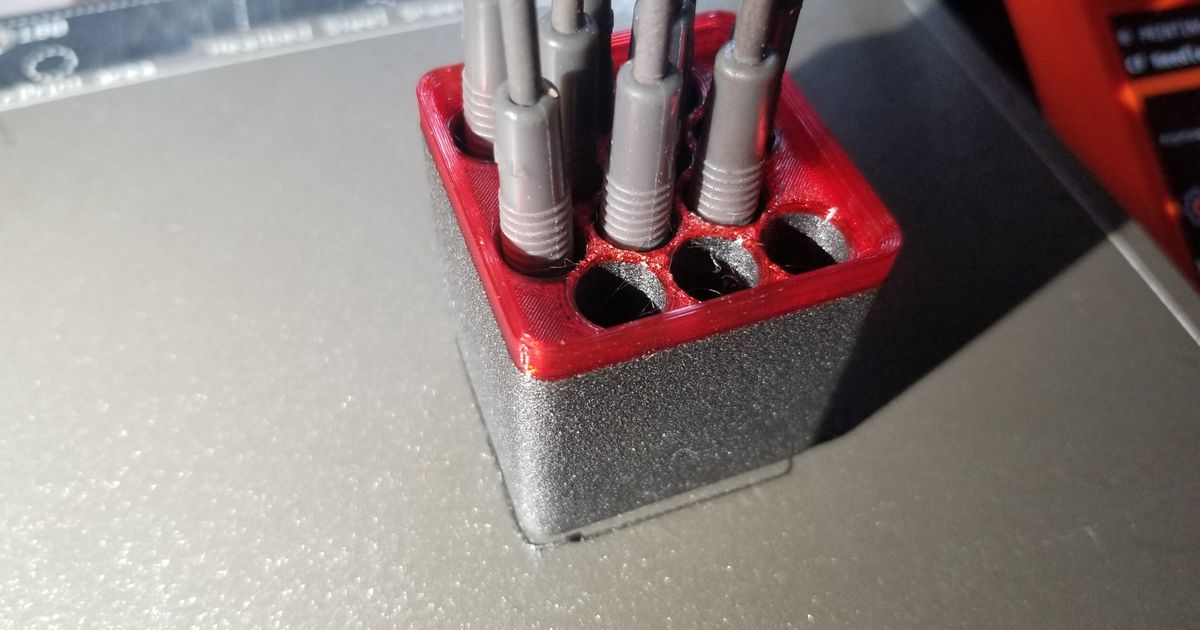 Central 12 PC Needle File Holder Gridfinity by jack_hmr