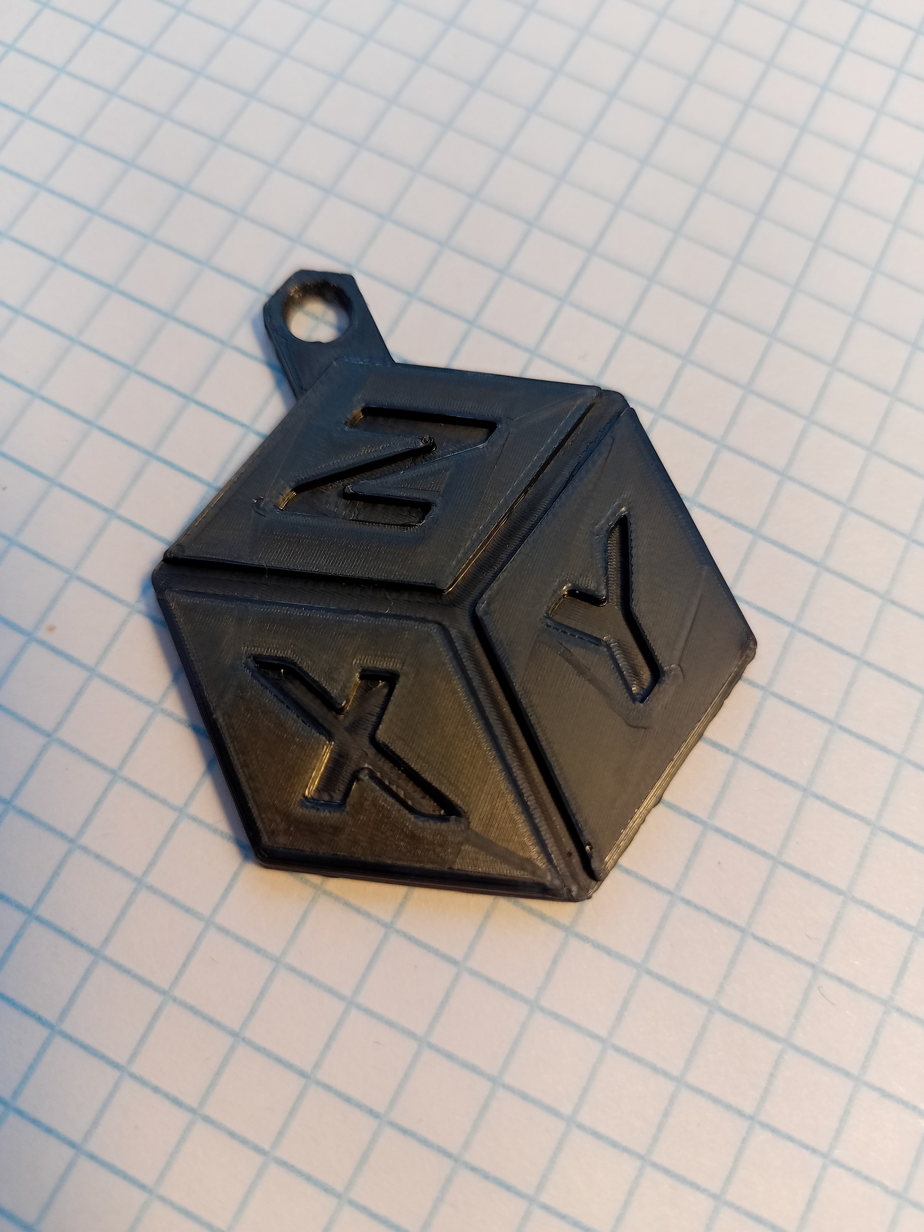 Miniatura 2 do modelo 3D Keychain "Calibration Cube"