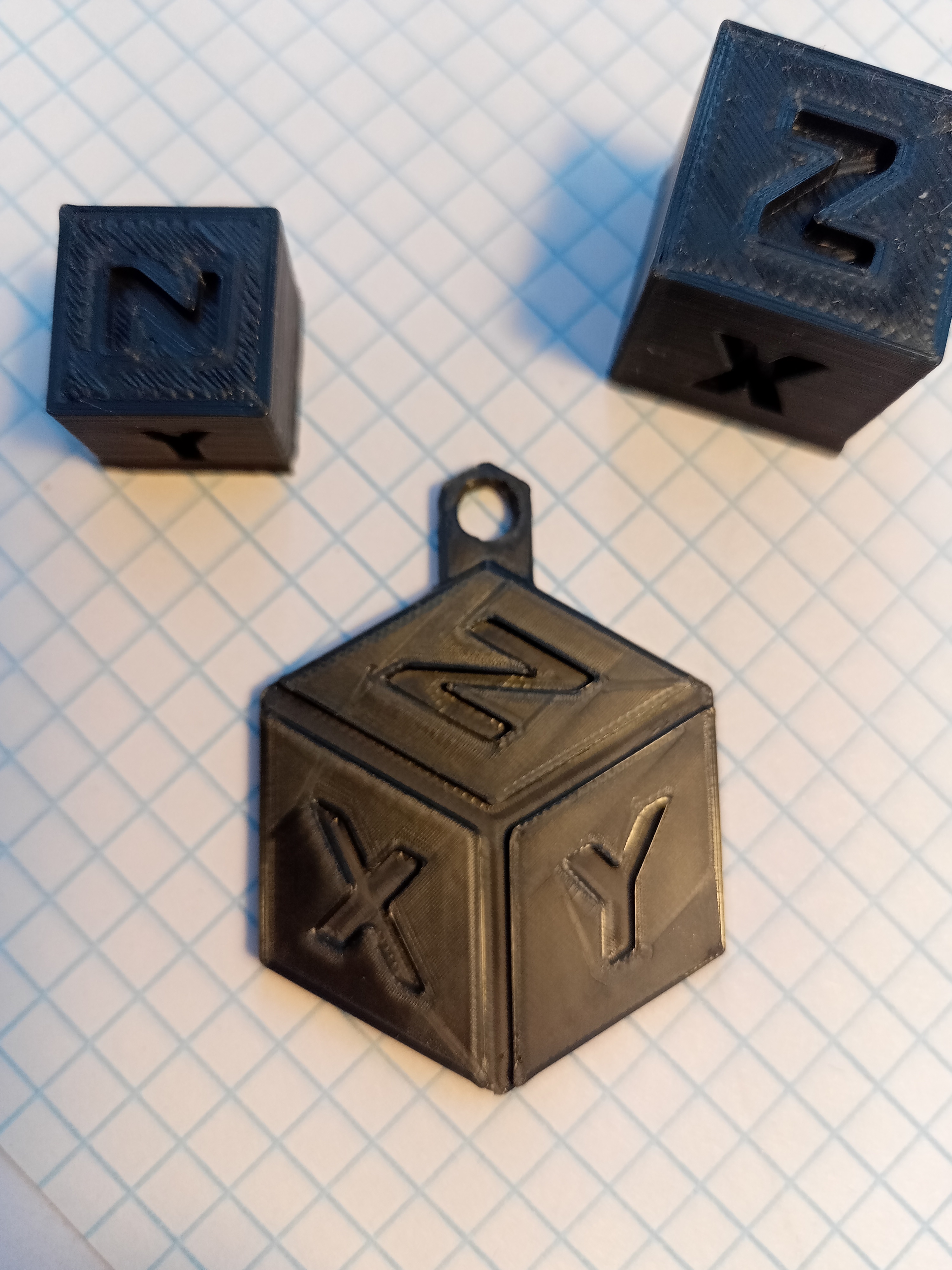 Miniatura 3 do modelo 3D Keychain "Calibration Cube"
