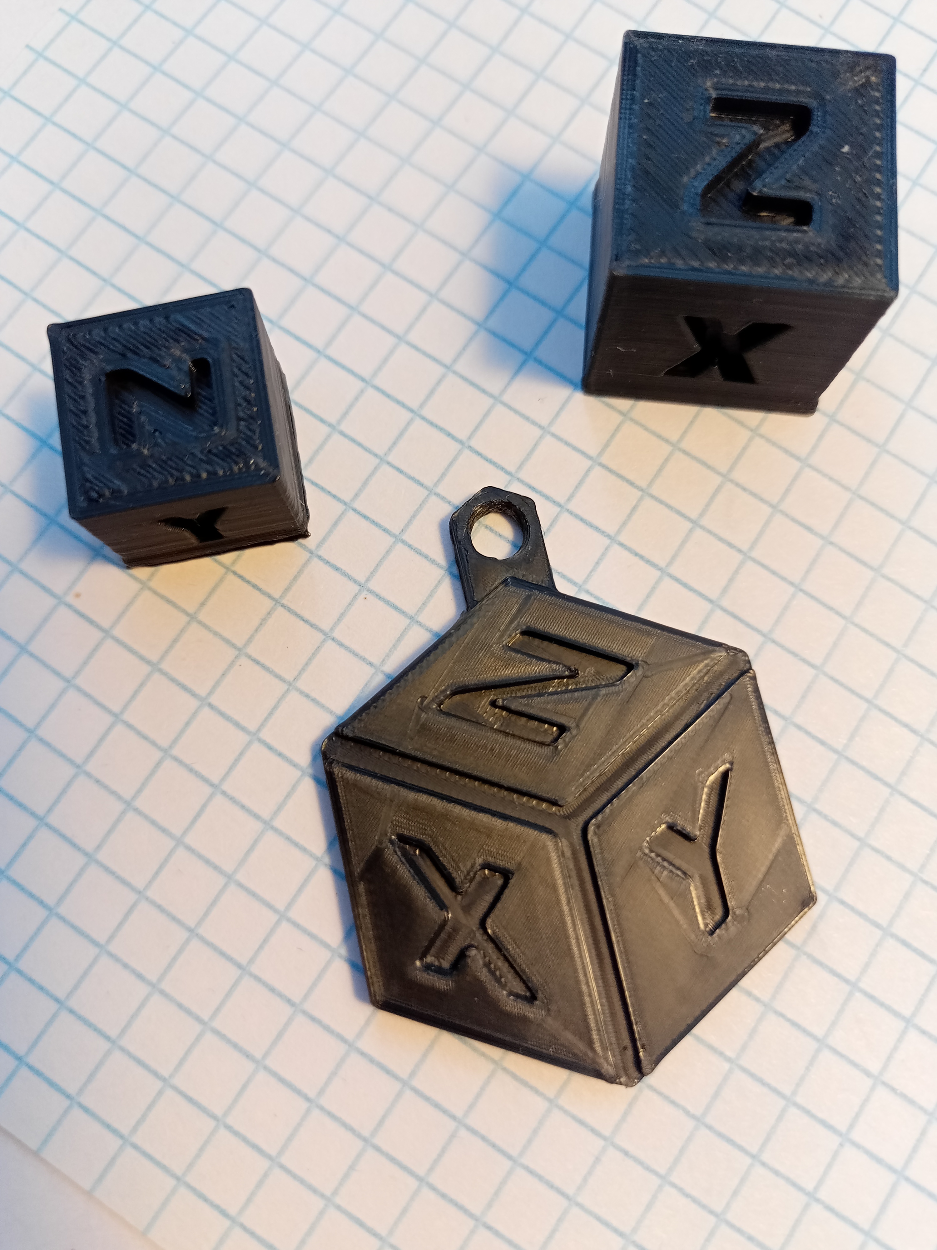 Miniatura 5 do modelo 3D Keychain "Calibration Cube"