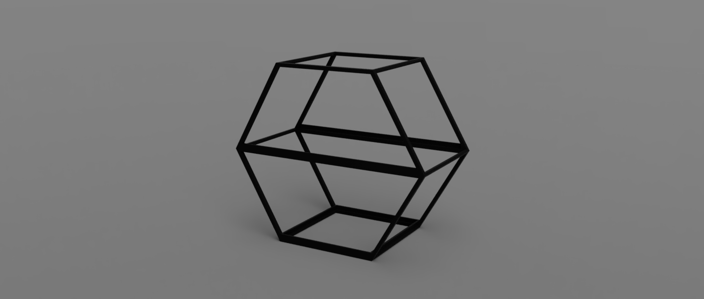 Customizable Hexagon Shelves by Prefectionist Download free STL model