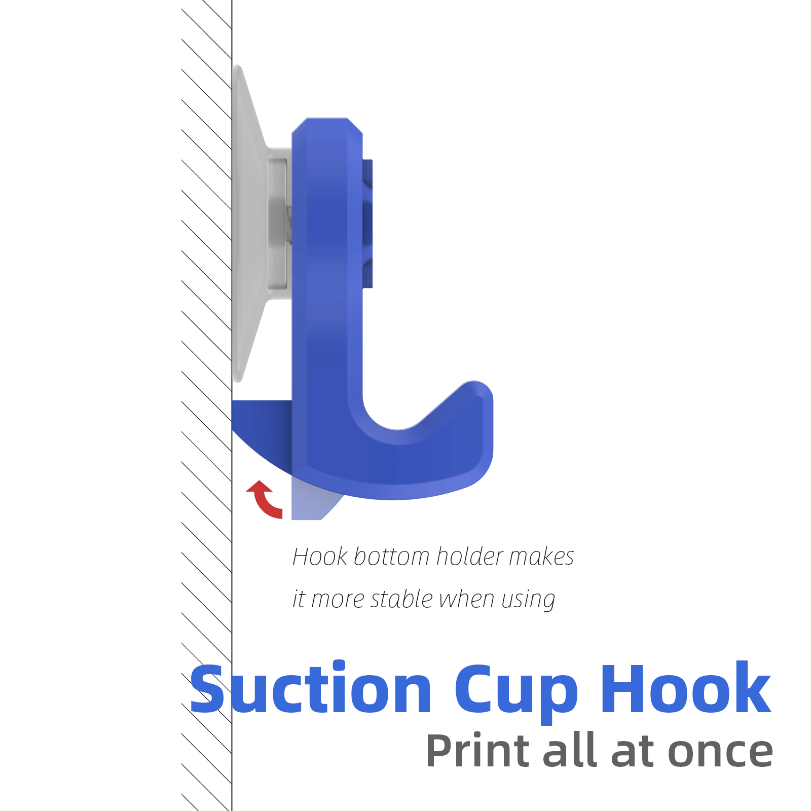 Miniatura 3 do modelo 3D Suction Cup Hook