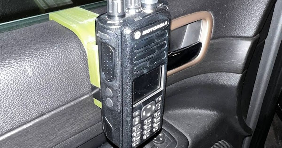 Radio Door Hanger by k8md Download free STL model