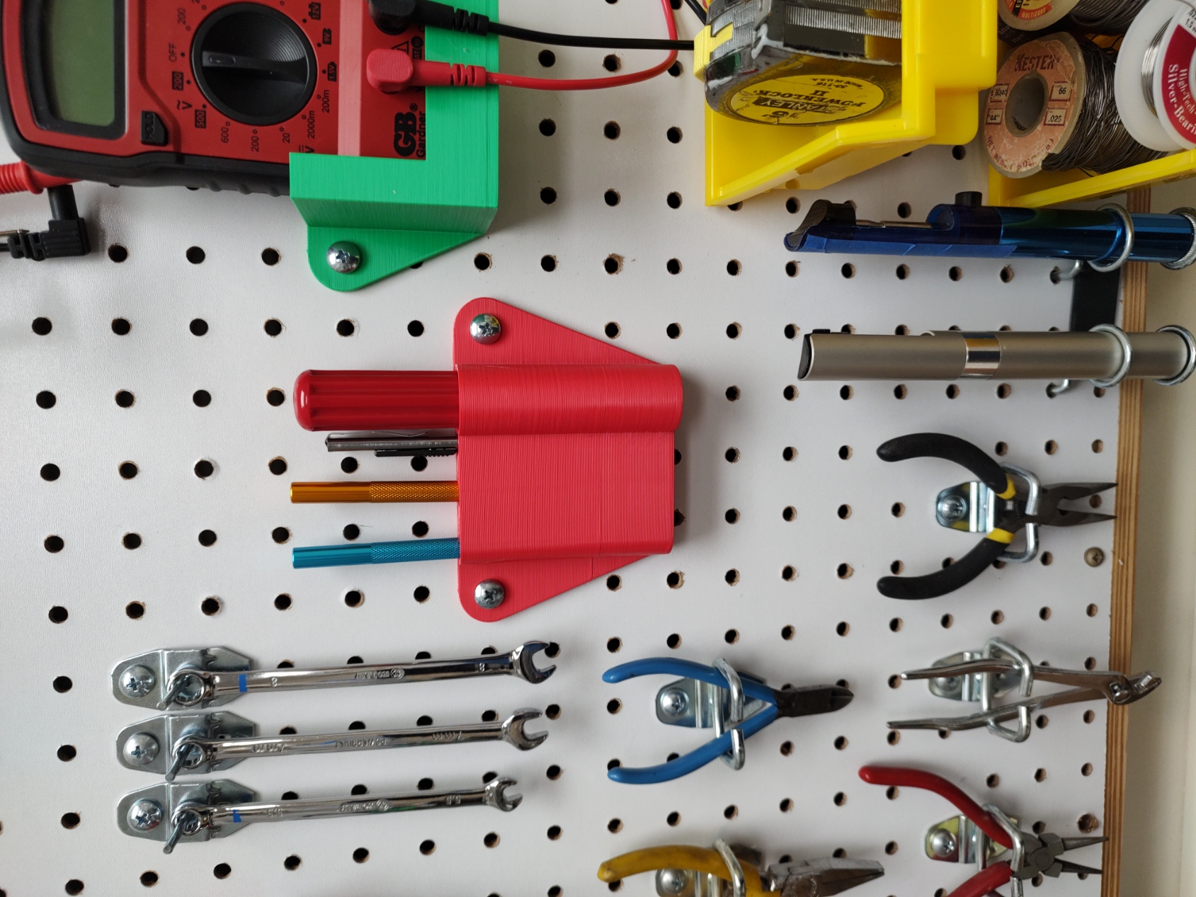 XActo knife pegboard holsterFreeCAD by Dik Harrison Download free