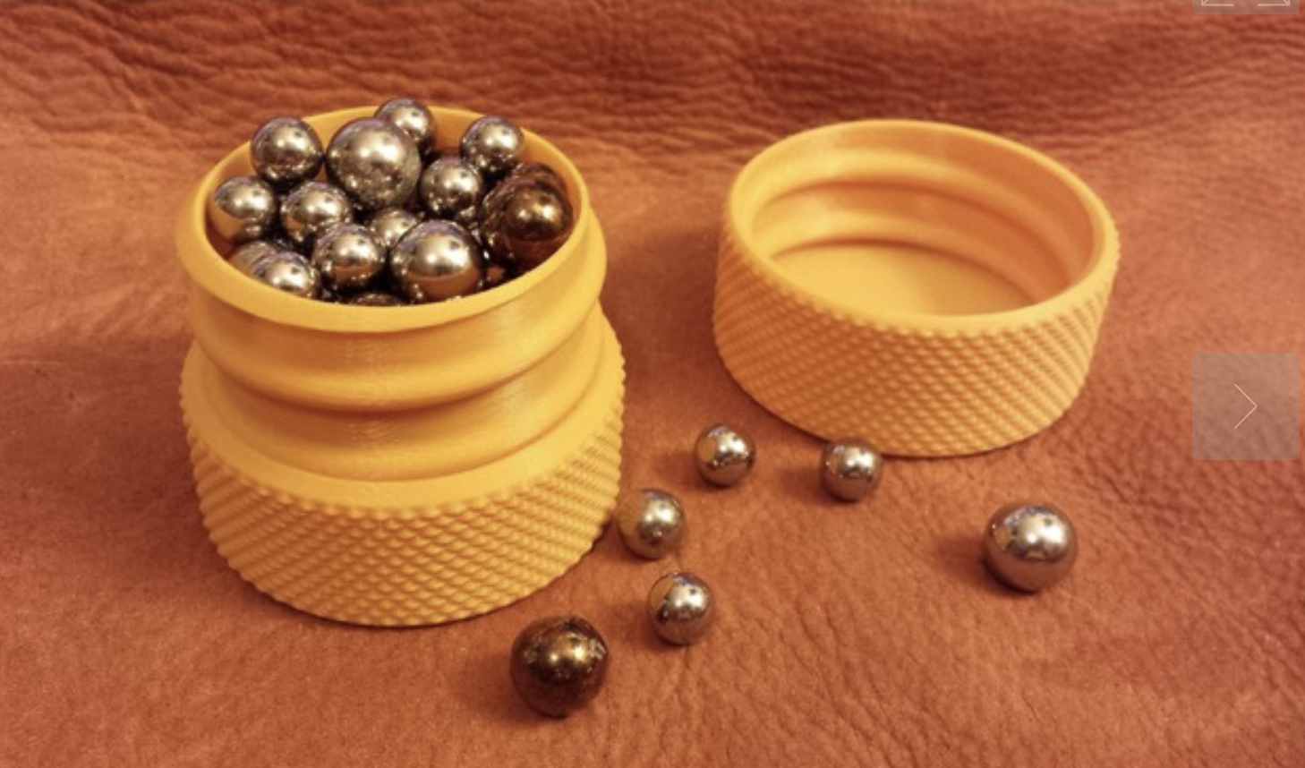 Threaded Container (quick screw)