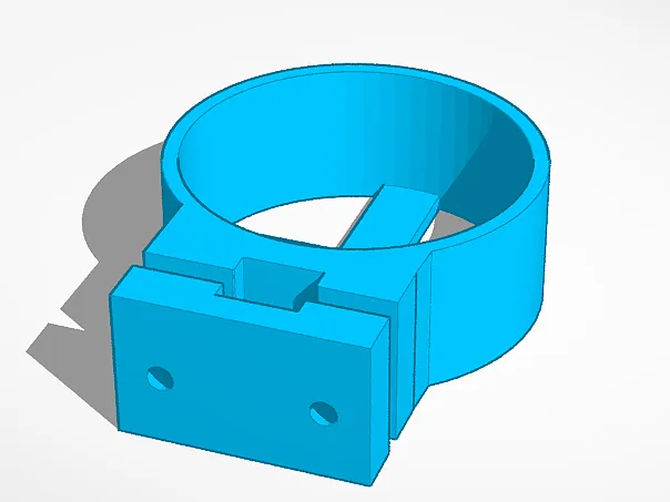 Medi Chair Oxygen Bottle Clamp Mount