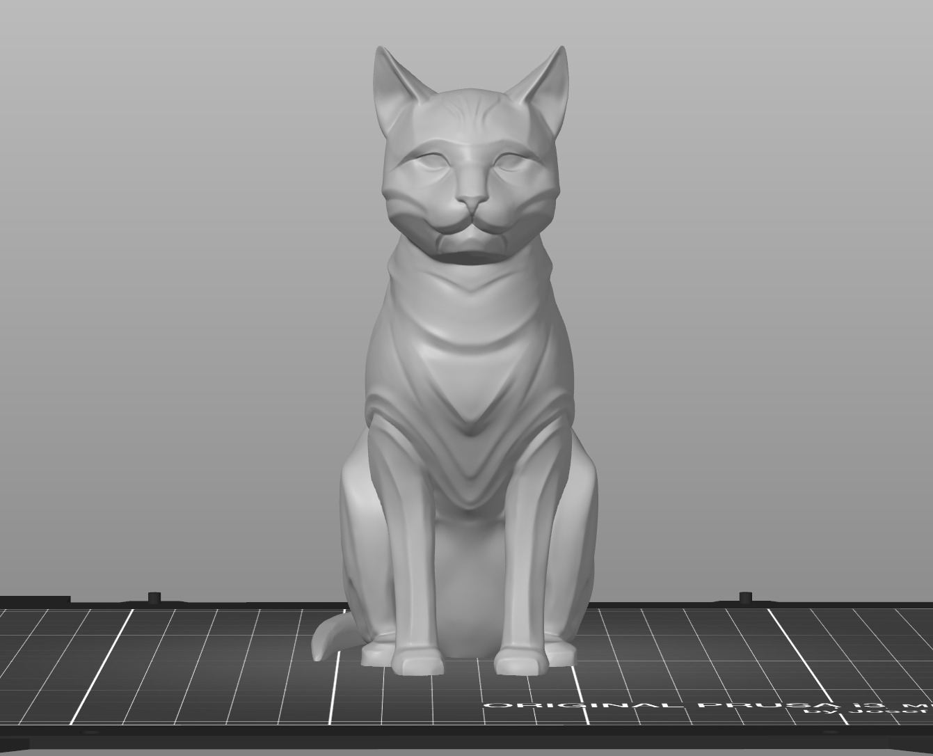 Stylized cat model by Irene Download free STL model