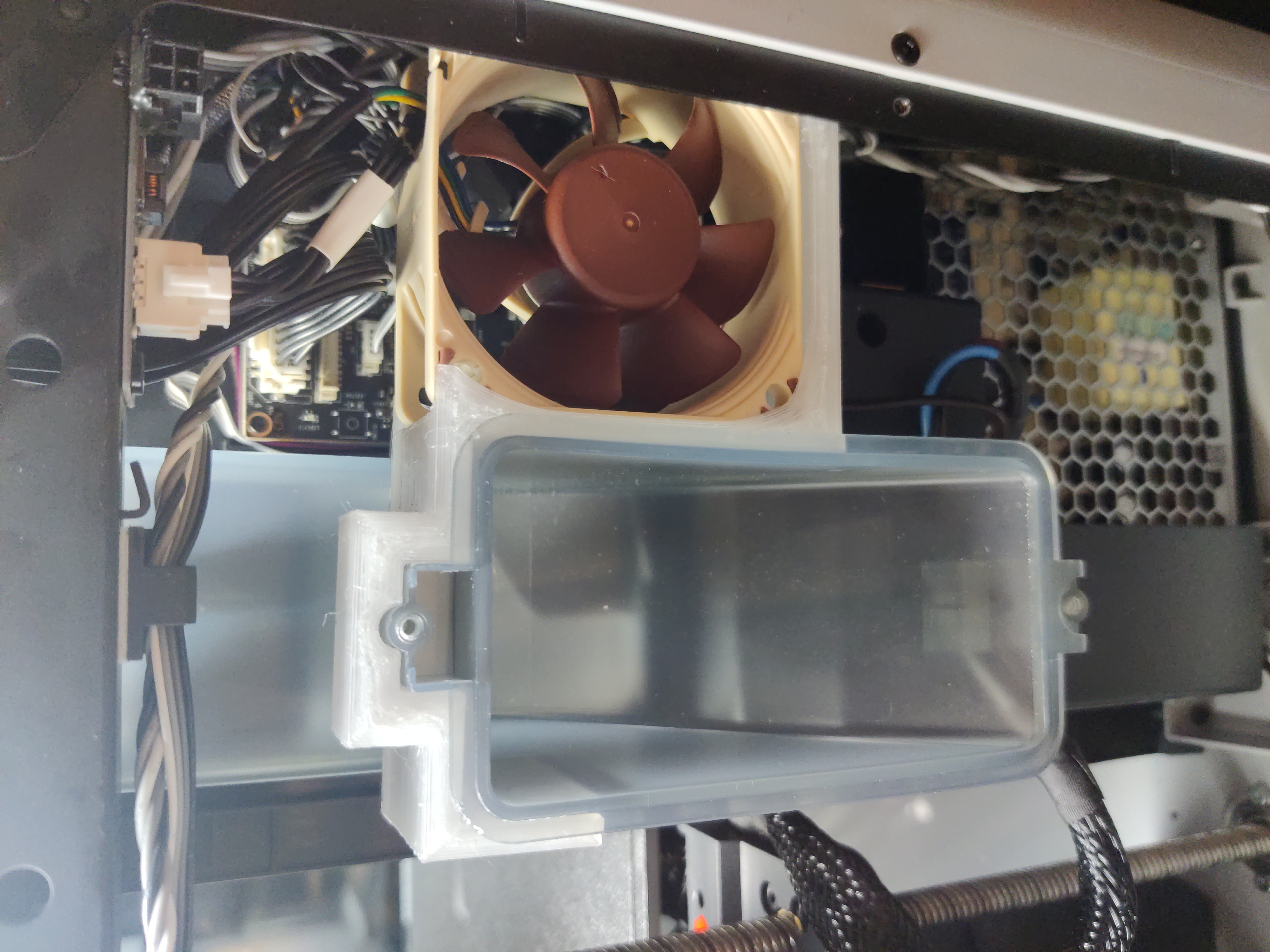 6025 NF-A6x25 5V PWM Noctua Fan Holder for Control Board for Bambu Lab X1 X1C P1P