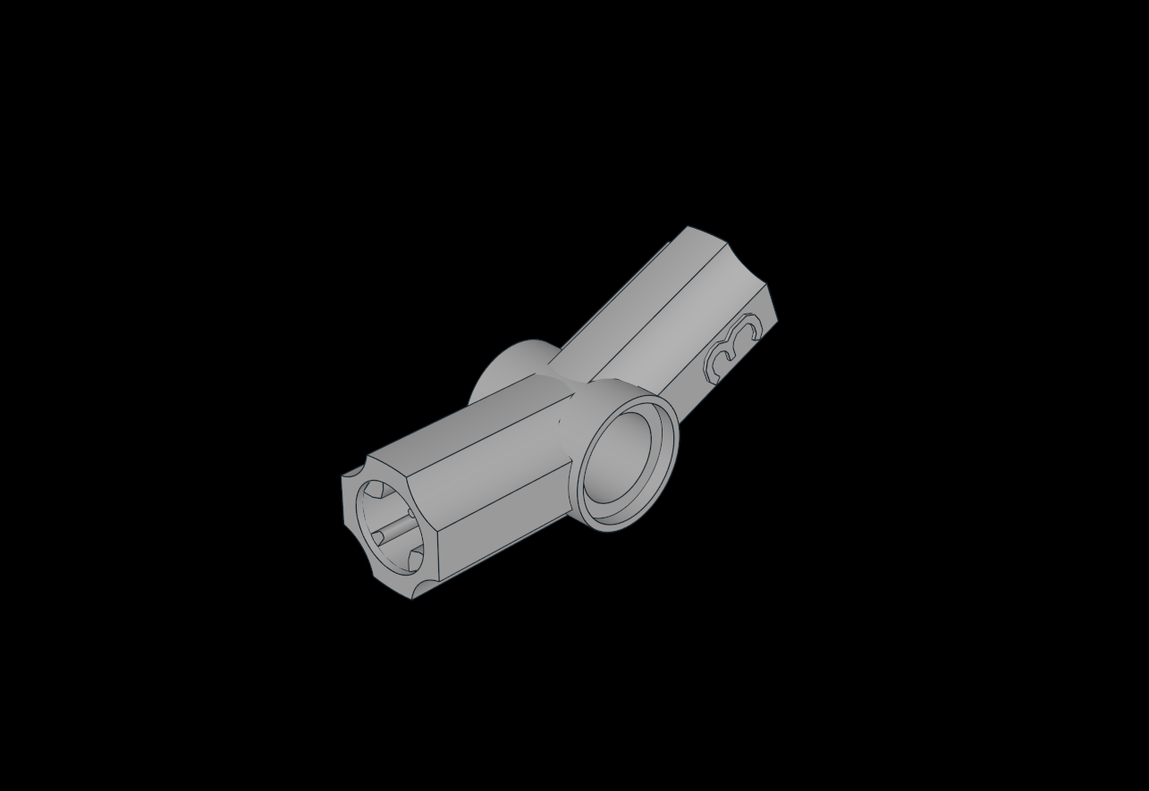 Lego Compatible (32016.dat) Technic Angle Connector #3 (157.5 degree)