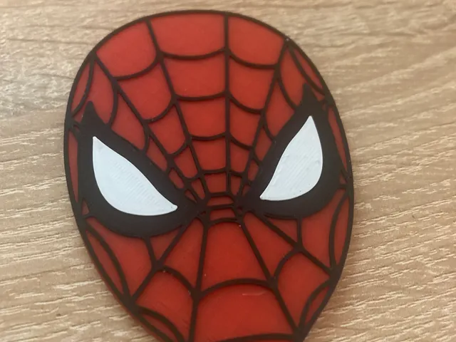 Spiderman keychain multicolor