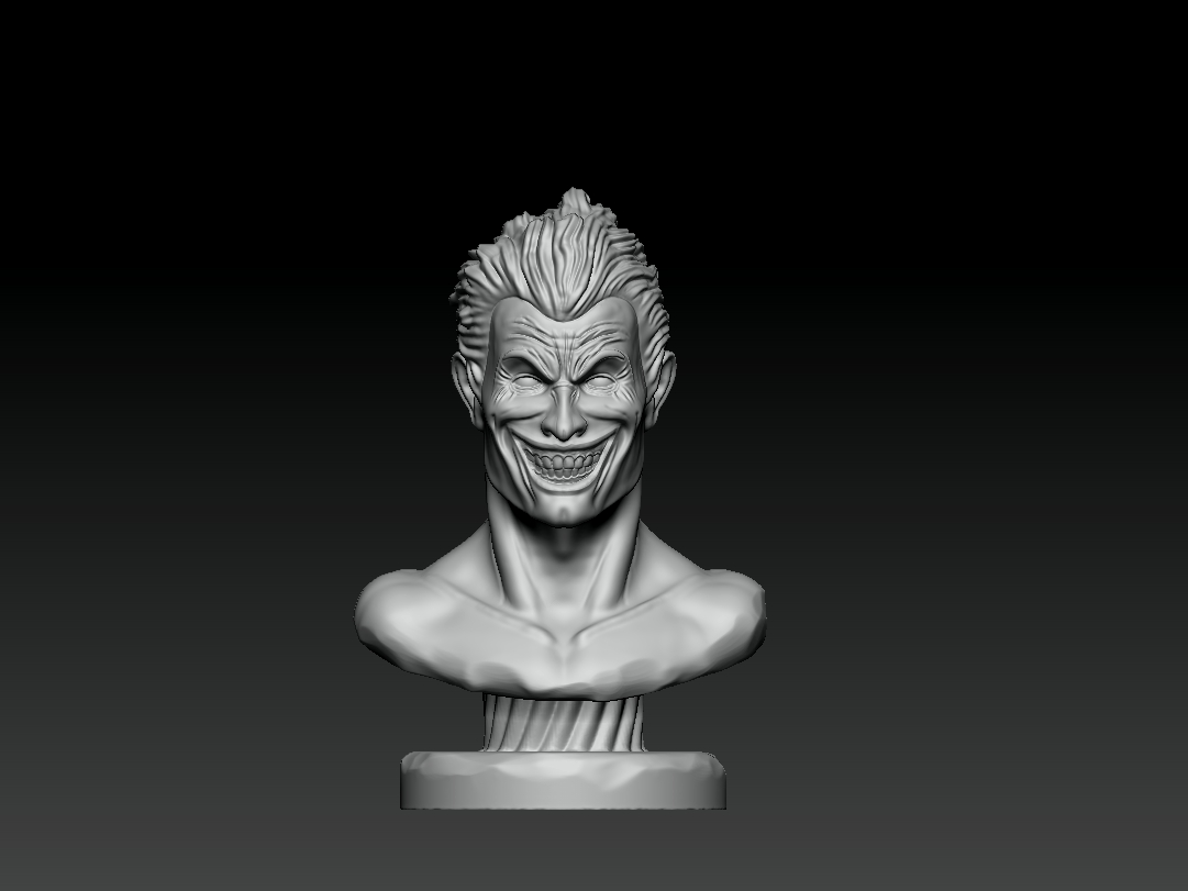 Joker Bust by WindBlatt3D Download free STL model