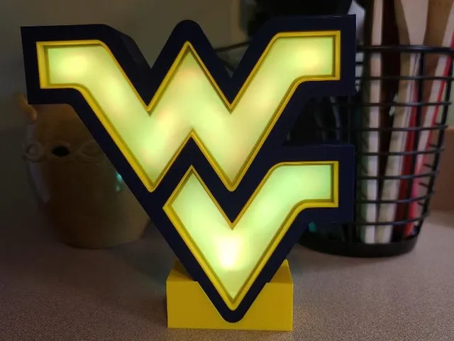 WVU LED Light W/Stand