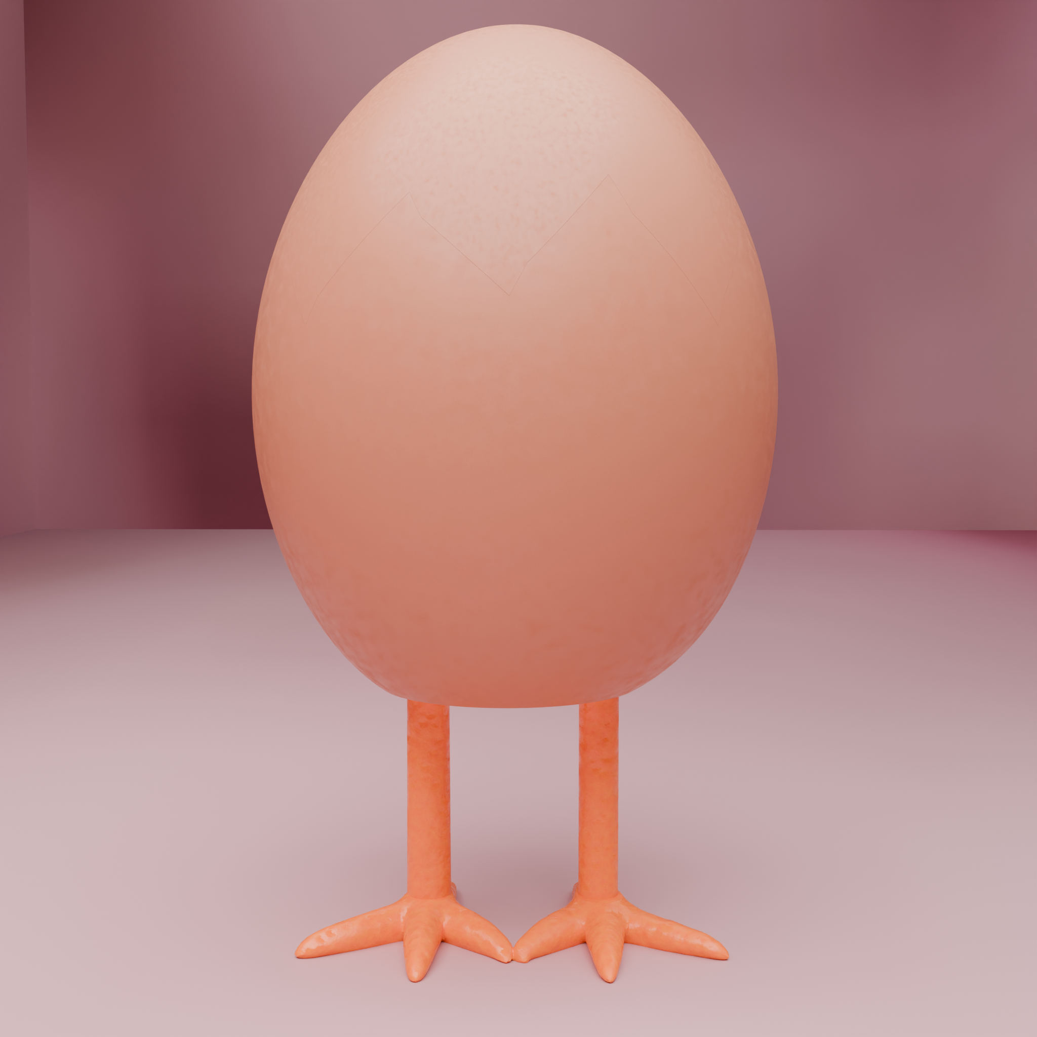 Miniatura 2 do modelo 3D Moving Easter Egg With Chick