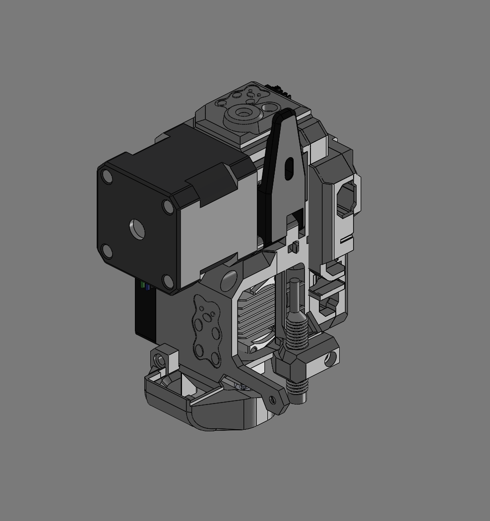MK3S & MK2S Bear Copperhead Extruder with Bondtech Idler Lever