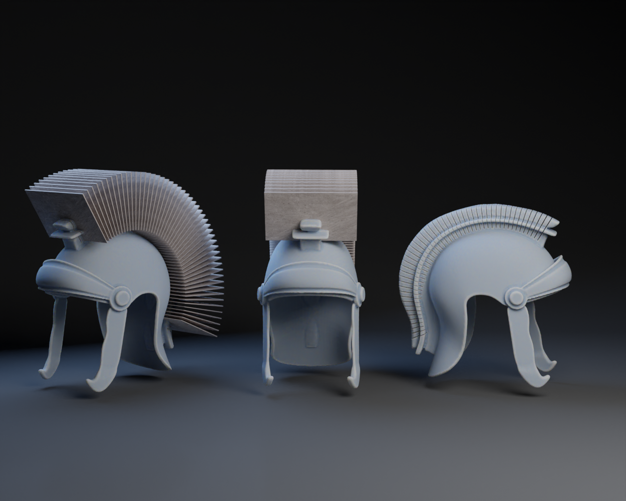 Roman Helmet Business Card Holder