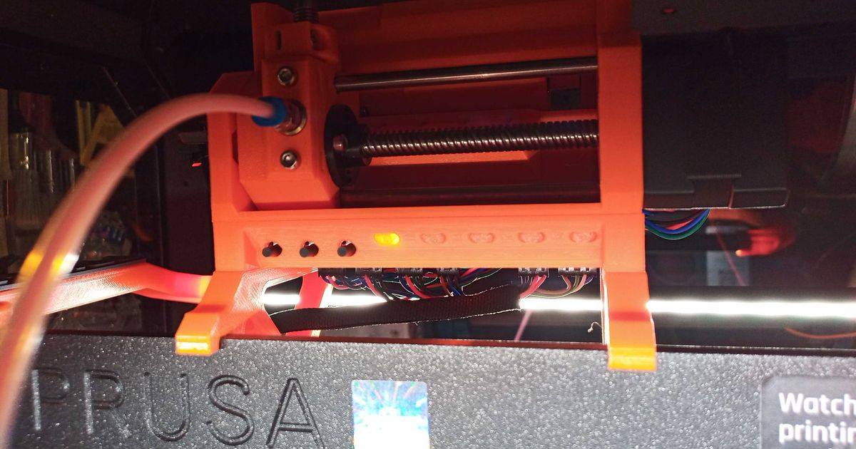 MMU2S Frame Holder straight (90°) by bear454 Download free STL