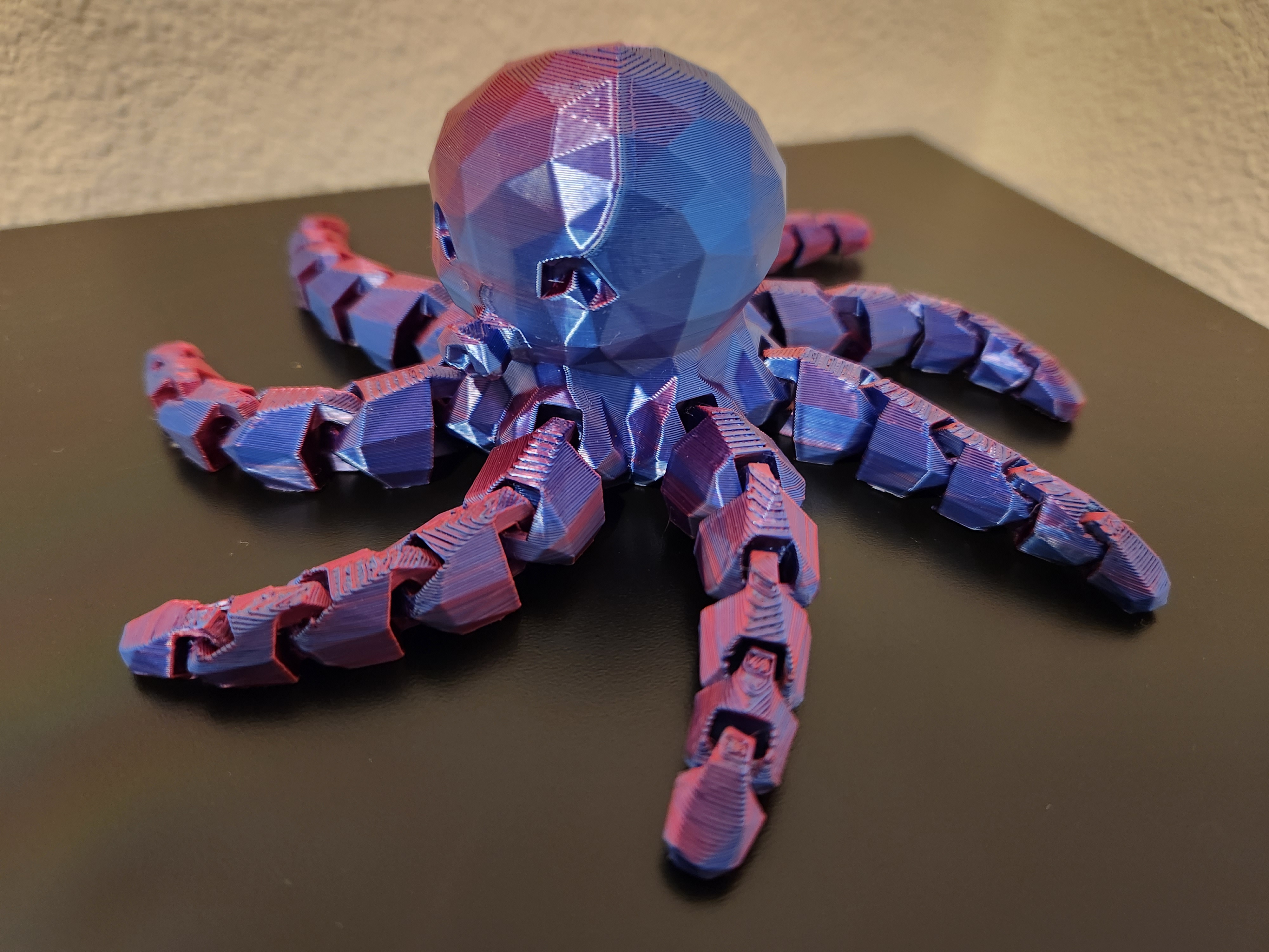 Miniatura 2 do modelo 3D Low Poly Cute Mini Octopus