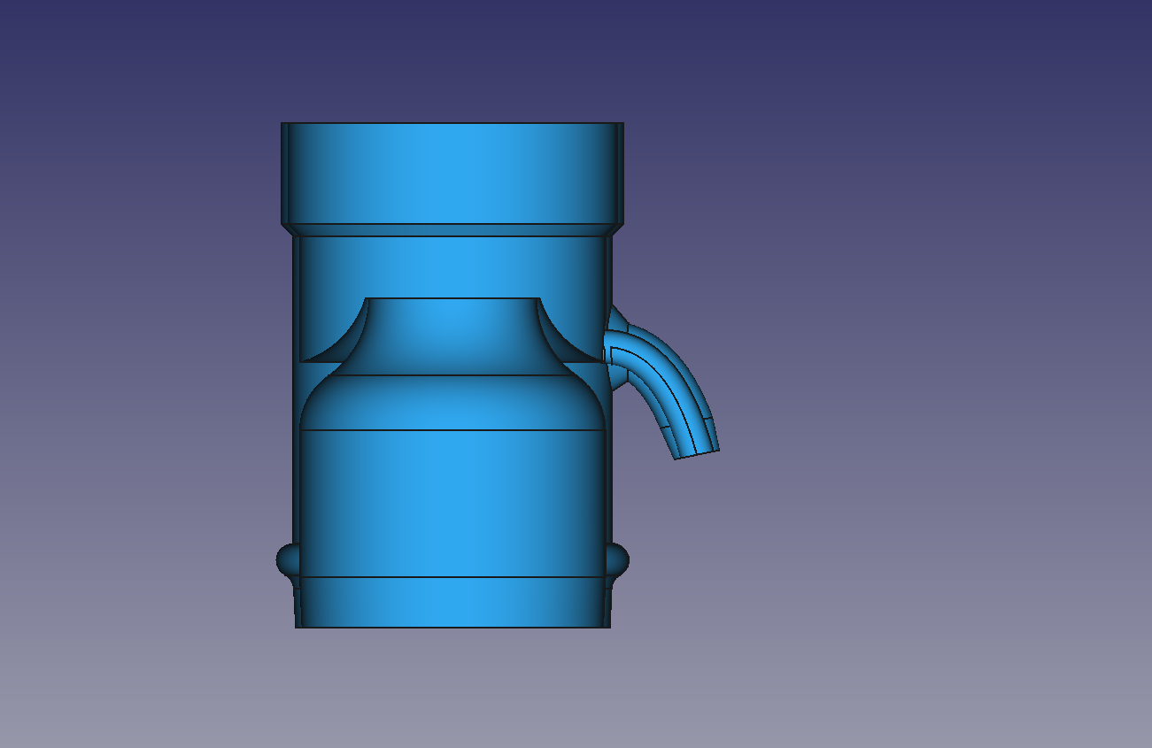 Rain water collector 100mm by bliiben Download free STL model