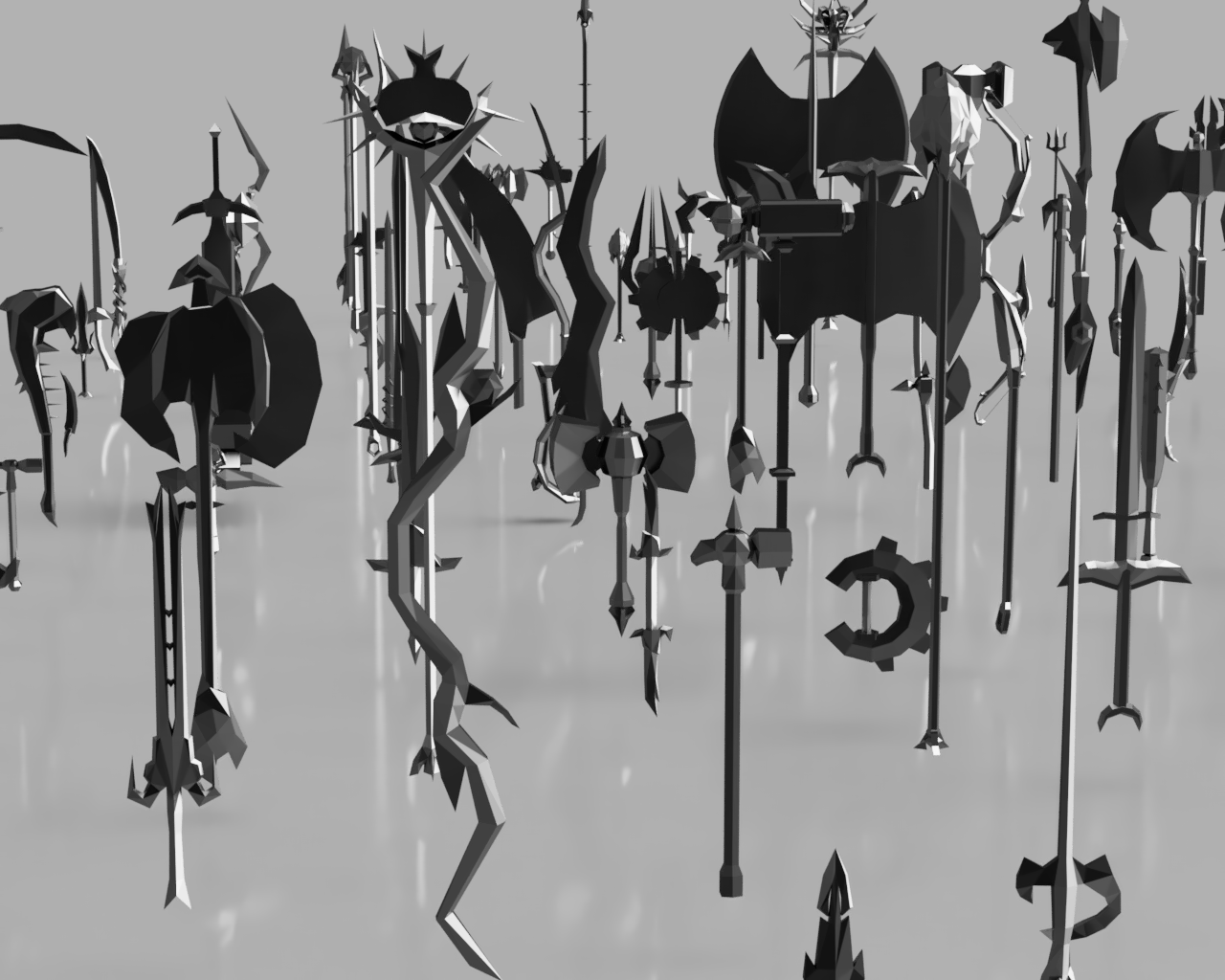 137 Everquest Weapons Models