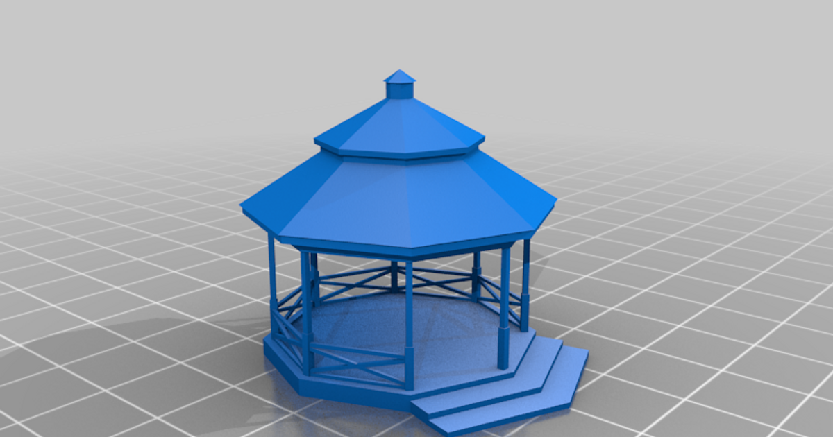 Gazebo by BenBreaksThings | Download free STL model | Printables.com