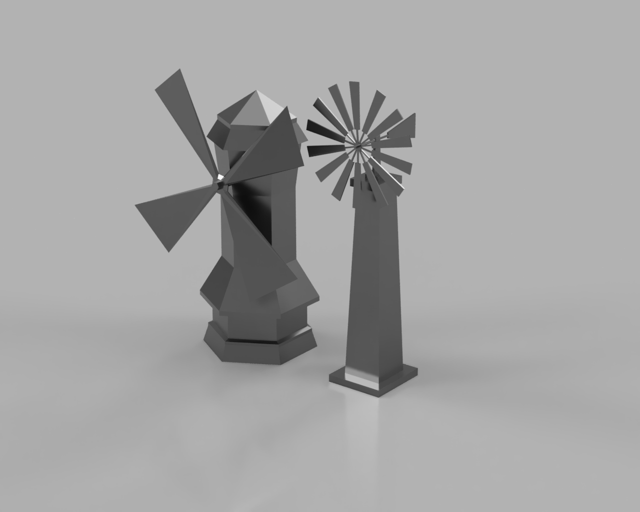 Windmill Form Model Everquest Windmill Models by BenBreaksThings | Download free STL model ...