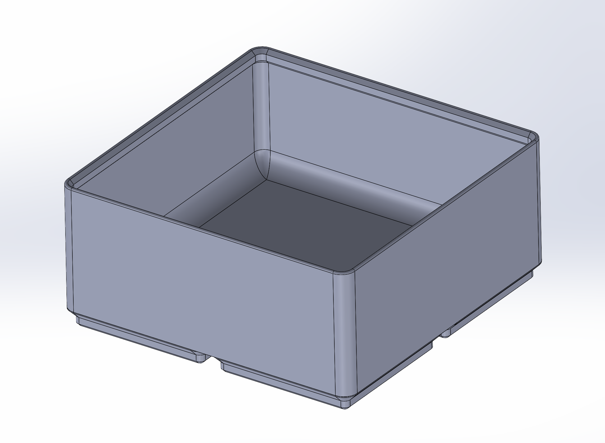 Solidworks Excel based parametric Gridfinity bin — miniatura 2