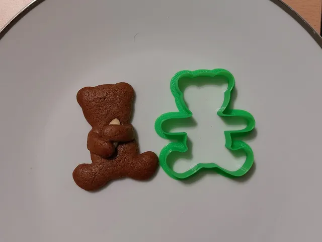 Cute bear cookie cutter