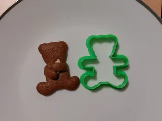 Teddy Bear Cookie Cutter by SJThreeD
