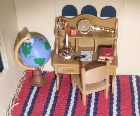 Miniatura 2 do modelo 3D The tiny (spinning) World Globe