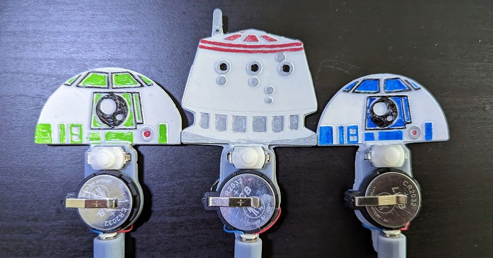 R2D2 and R5D4 themed scribblebots by Julius3E8 | Download free STL ...