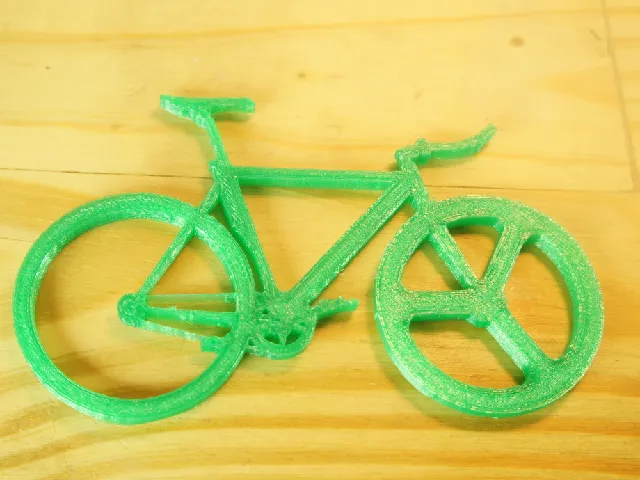 Fixie bike keychain