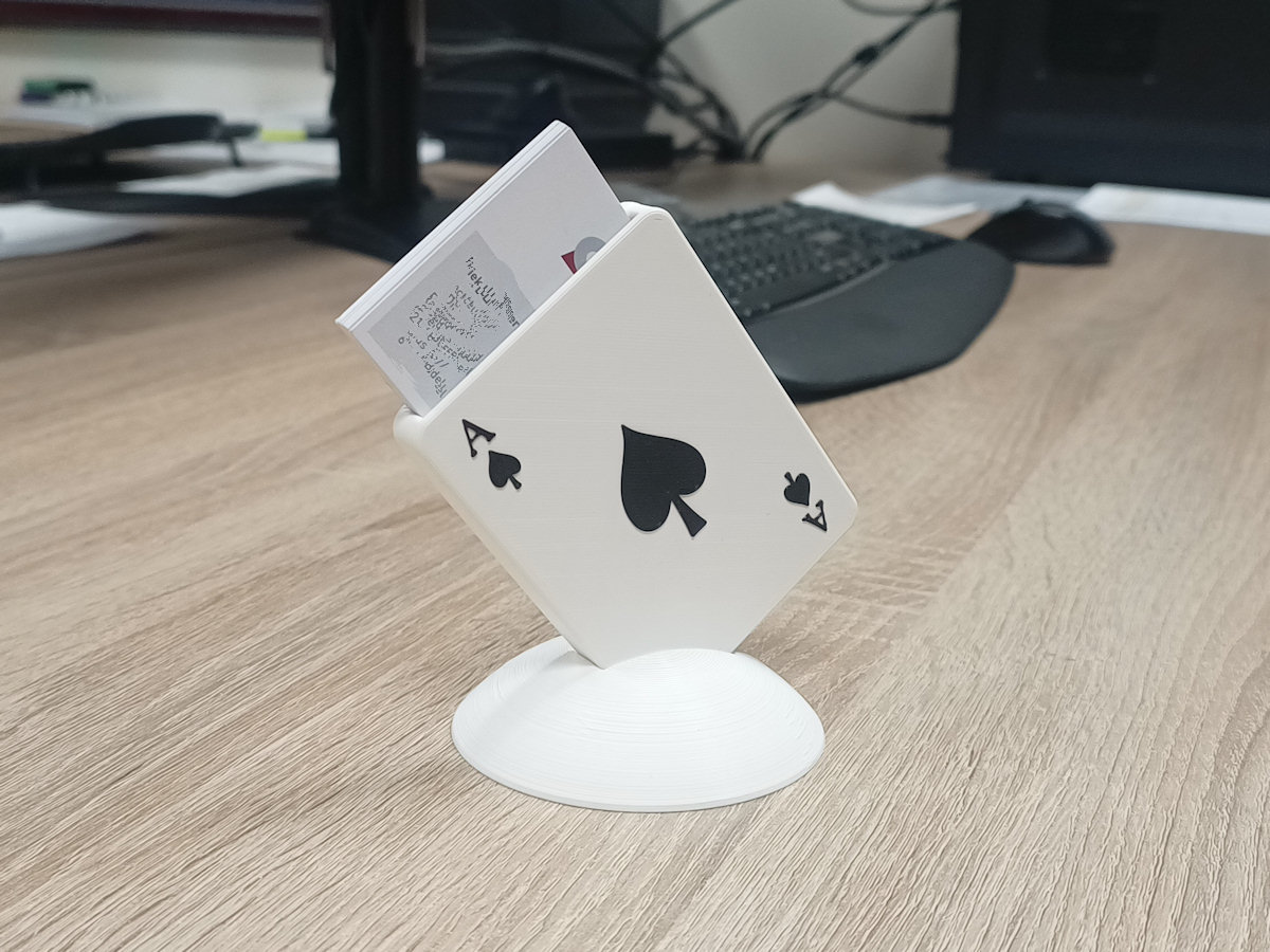 Playfull Business Card Holder