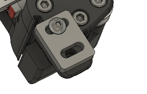 Voron 2.4 Endstop-Y relocation CAN-Mod 3D model thumbnail