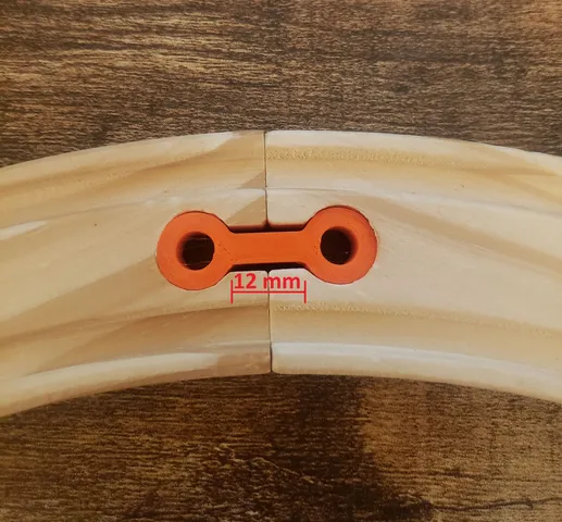 Wooden Train Track Connector