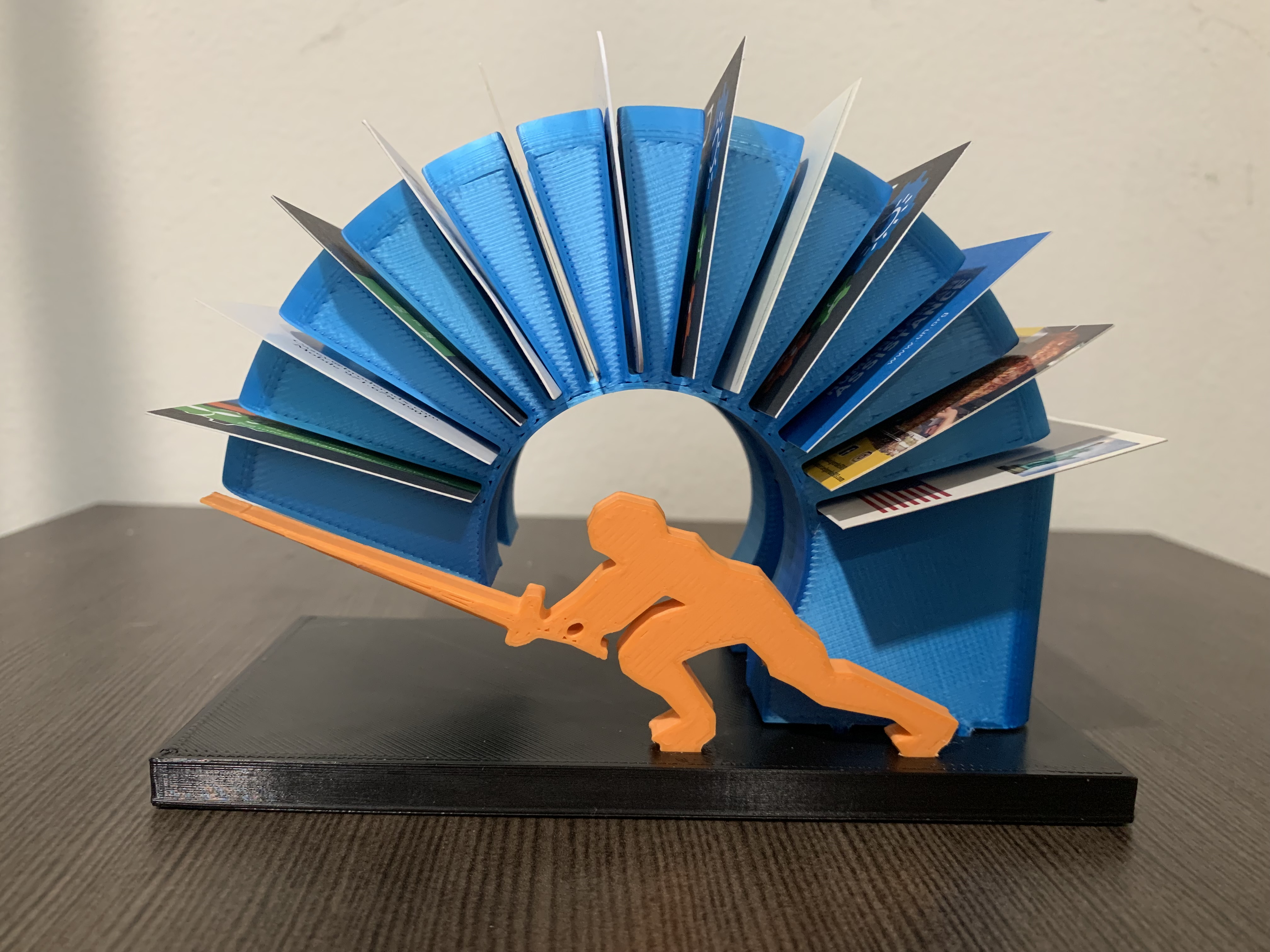 Sword Swing Business Card Holder