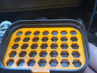 Soap holder with drain