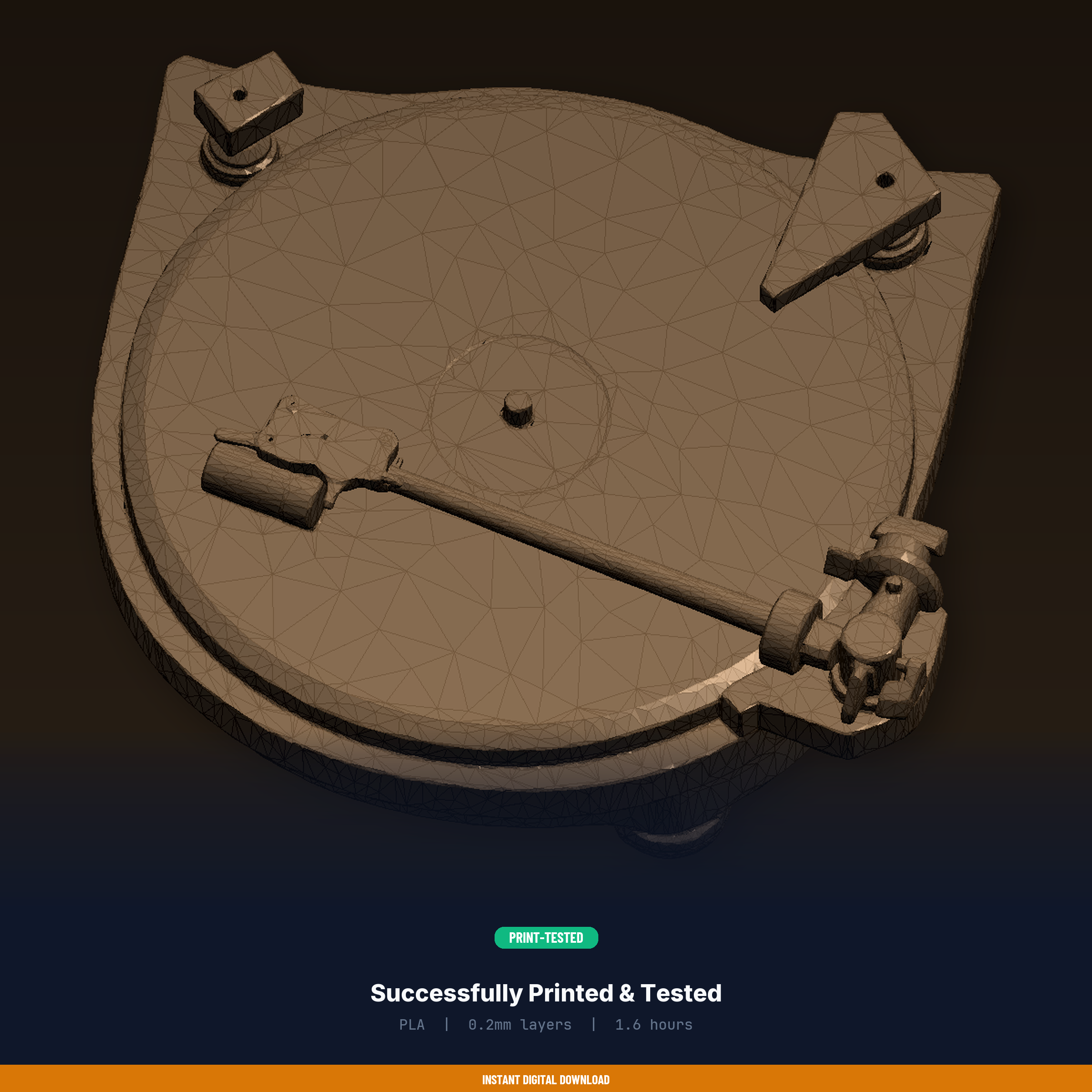 Turntable Headshell Counterweight, Tracking Force Adjustment, - 3D Printable STL File — miniatura 8