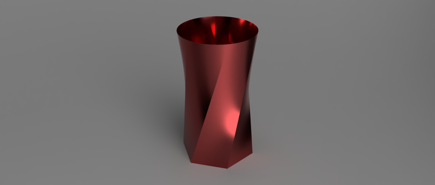 Hexagon Spiral Vase 2