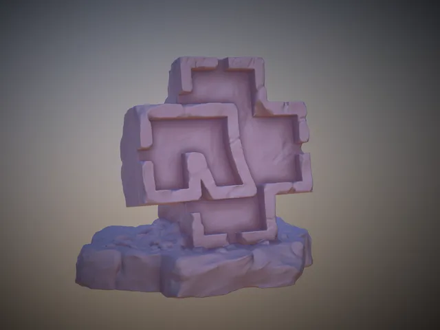 Rammstein Rubble 3D Logo
