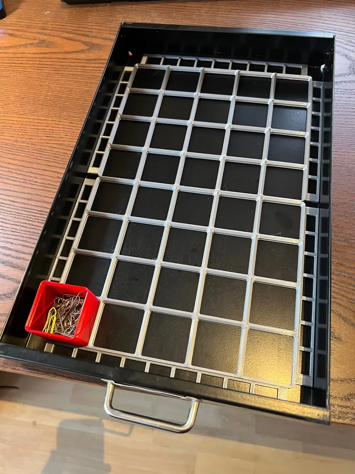 Gridfinity Frame 4x5 with Spacers for 23.5x38cm Drawers by ...